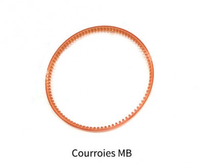 Courroie crantée 393mm - adaptable sur : Singer 66, Singer 99, Singer 185, Singer 206, Singer 306, Singer 327, Singer 328, Singer 319, Singer 329 (193077) GETANDE RIEMEN TIMING BELTS - ZAHNRIEMEN