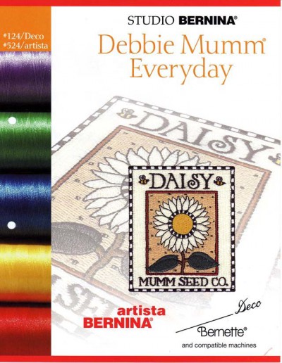 BROTHER DEBBIE MUMM 2 124 Cartes / cd de broderies 2379