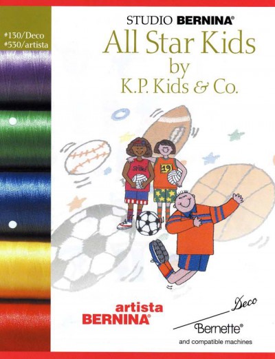 BROTHER ALL STAR KIDS 130 Cartes / cd de broderies 2383