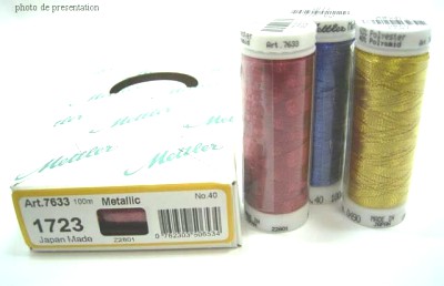 METALLIC N° 40 BOB 100M X 5 Autre fils 9062