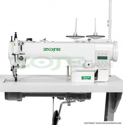 Machine à coudre industrielle double entrainement pour tapisserie ZOJE ZJ0303L-3-BD