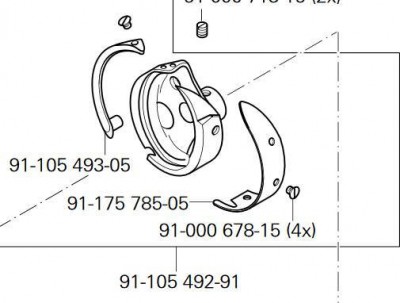 Crochet pfaff 335 91-105 492-91