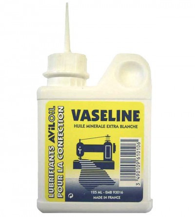 HUILE VASELINE BURETTE 125 ml Huile machine à coudre