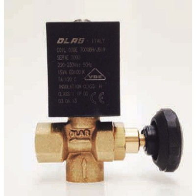 Electrovanne vapeur olab 1/4“ avec reg. 24v (7000) Ø 2,8mm
