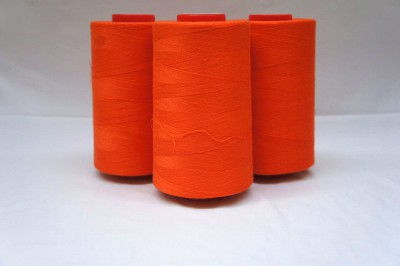 COMETA 0528F Cône de fils a coudre polyester 100% 5000 mètres orange Fils standard 5000m 11143