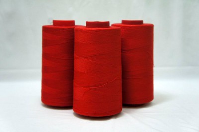 COMETA 0237F Cône de fils a coudre polyester 100% 5000 mètres rouge Fils standard 5000m 11161